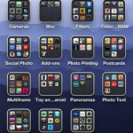 Typical suite of iPhone camera apps